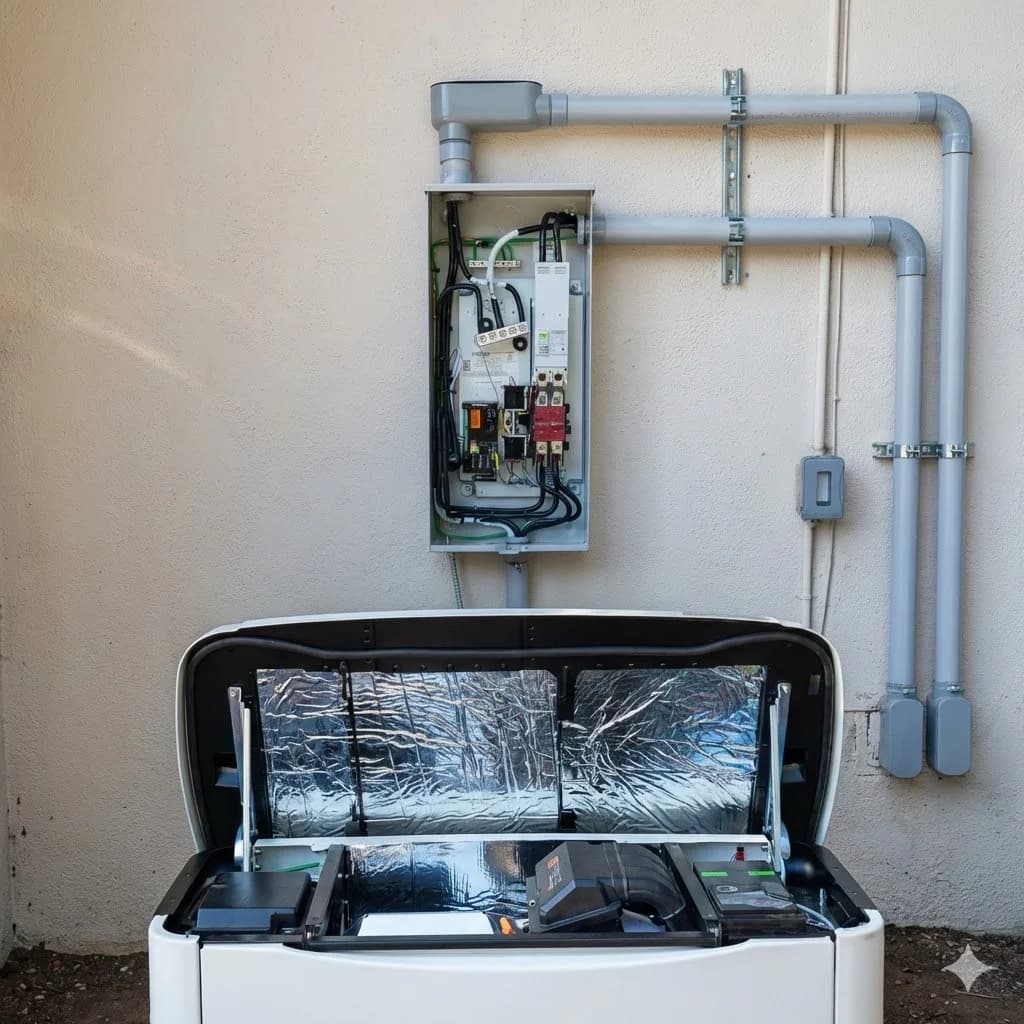 Instalación eléctrica en obra negra